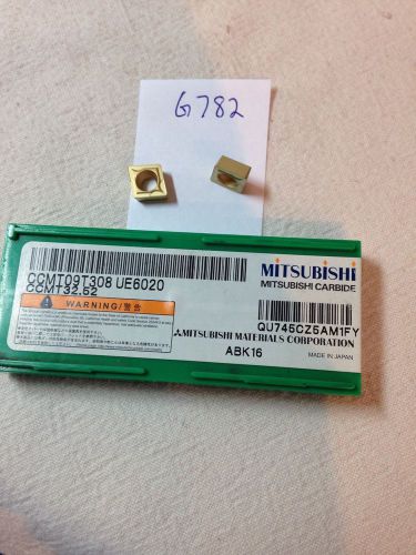 10 NEW MITSUBISHI CCMT 32.52 CARBIDE INSERTS. GRADE: UE6020 {G782}