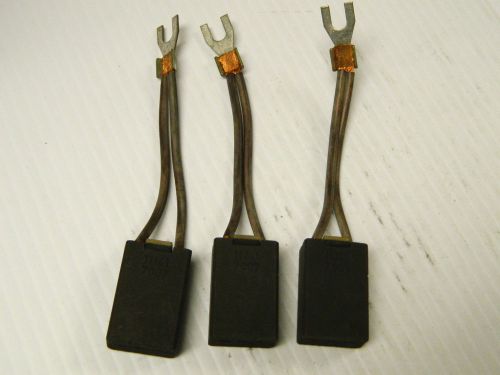 NEW LOT OF 3 NO NAME CARBON MOTOR BRUSH 11141 7007 111417007 1-1/2&#034;L 1&#034;W 5/8&#034;TH
