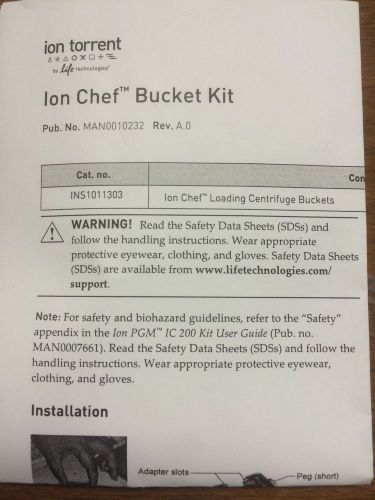 Lifetech ion chef Bucket kit ION-INS1011238 x2 = ION-INS1011303