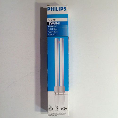NEW Philips PL-L 18W/841 2G11 /4P 34501-7 50V 18W Bulb