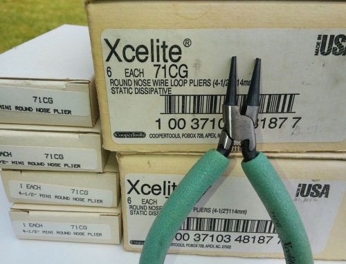 Xcelite 4-1/2&#034; Round Nose Wire Looping Pliers #71CG USA