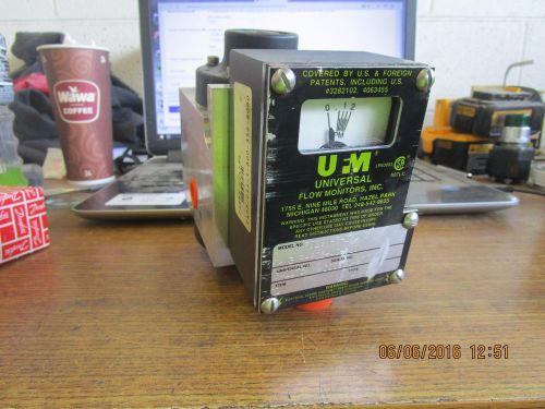 NEW UFM UNIVERSAL FLOW MONITOR 0 TO 2 GPM F02GM-3-250V