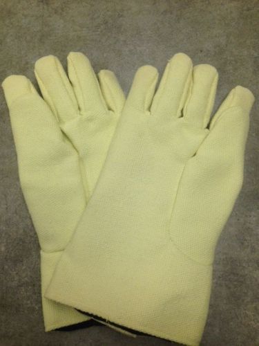 High temperature heat resistant laurentide gloves kevlar furnace melting 14&#034; for sale