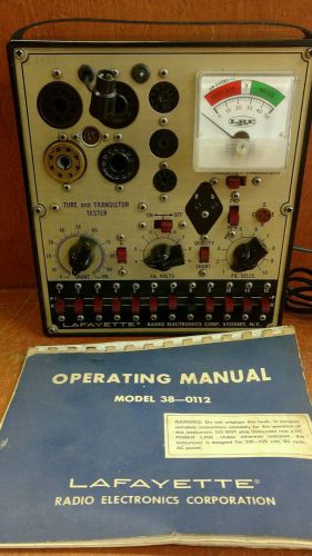 Lafayette Tube And Transistor Tester 38-0112