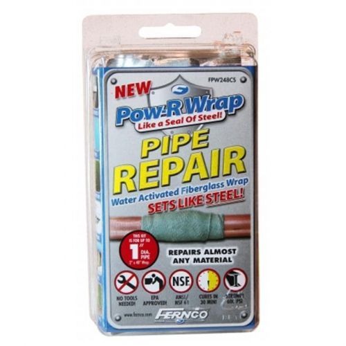 Fernco inc 1in. pow-r wrap pipe repair fpw248cs new for sale