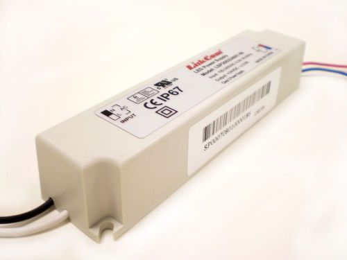 20W LED Driver IP67 UL Approved Input 100~240VAC 0.5A Output 24VDC 0.8A - New