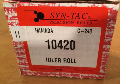 Syn-Tac 10420 Ink Idler Crestline Printer Rollers For Hamada C248 C-248