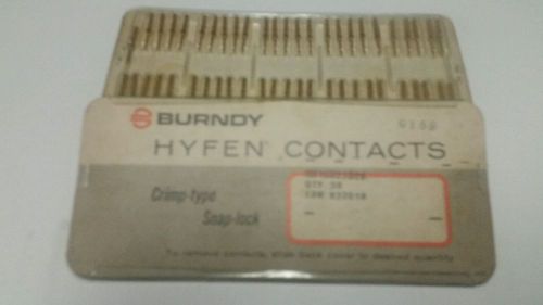5 CARDS- BURNDY HYFEN CONTACTS RM16M23D28..IBM 832018