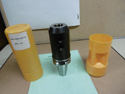 Bt40 end mill holder 1&#034;x5&#034;gage length standard 5/8-11 retension knob new$45.00 for sale