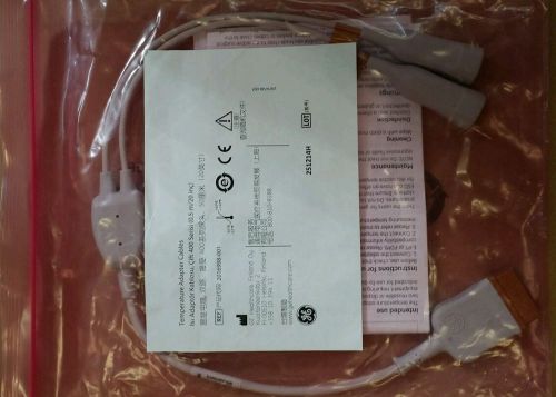 GE TEMPERATURE ADAPTER CABLE ASSY CARE DUAL TEMP .5M 2016998-001