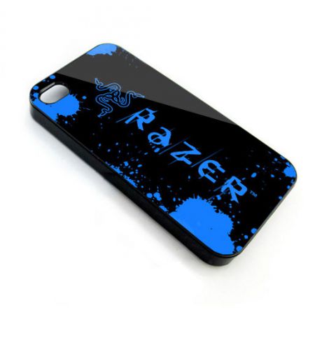 Blue Design Razer Music Games logo cover Smartphone iPhone 4,5,6 Samsung Galaxy