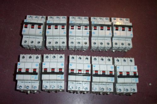 lot of 14 GENERAL ELECTRIC C-15 V-LINE CIRCUIT BREAKER 3-POLE