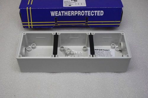 Box of 20 PS 56E3 Weather Proof Protected 3 gang 16 Point Mounting Box Enclosure