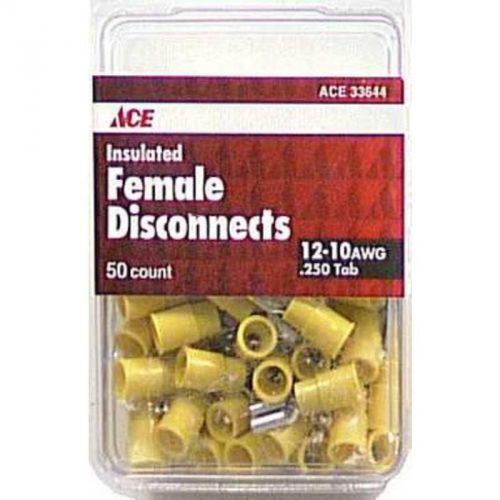Ace insulated female disconnect gardner bender wire terminal ends 33644 for sale