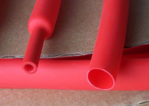 ?6mm adhesive lined 4:1 red waterproof heat shrink tubing 1m tube sleeving for sale