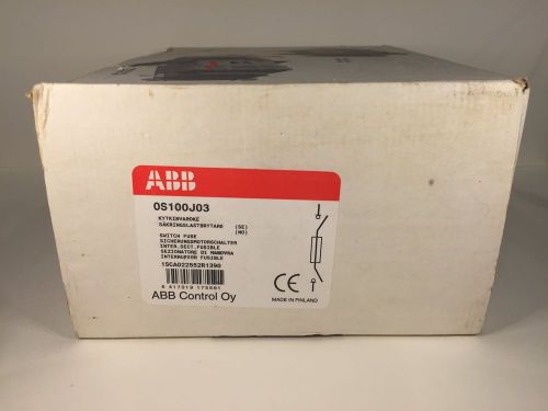 Abb os100j03 fusible disconnect switch 100a 690vac for sale