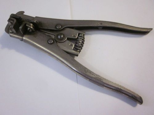IDEAL Stripmaster E-Z Wire Stripper EARLY PATENT MODEL TOOL works exc #10- #22