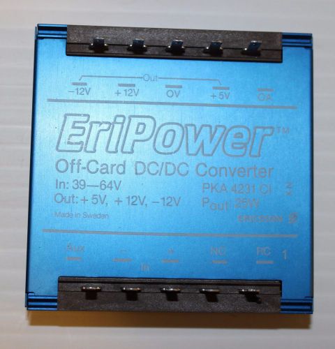 &lt;NEW&gt; Ericsson DC/DC Tripple Outputs: 39V-64V in, 5V, +12V and -12V out 25W
