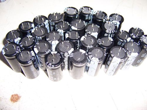 lot of 60 Fujicon, Capxon radial electrolytic capacitors 680uf 680 uf 100V 105*C