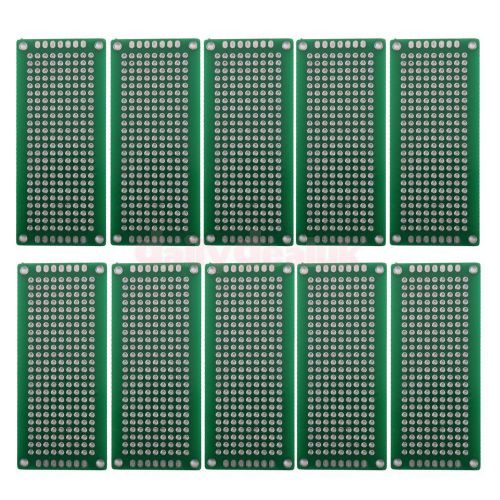 3x7cm universal double side pcb board breadboard prototype pcb tinned 10pcs for sale