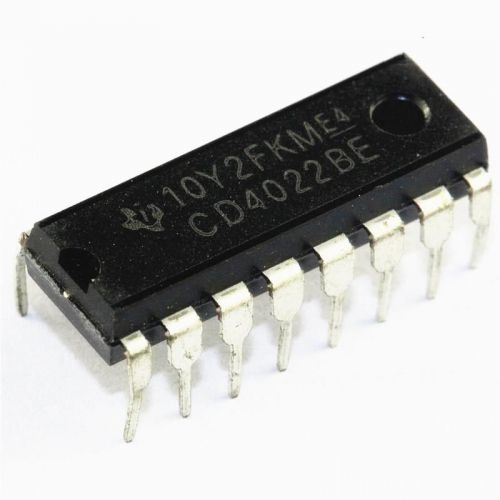 10PCS CD4022BE DIP-16 CD4022 DIP16 TI CMOS Counter Dividers