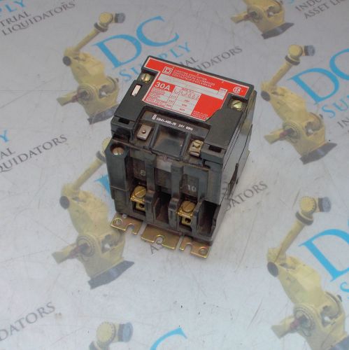 Square d 8903smg1 lighting contactor 30  a 600 v for sale