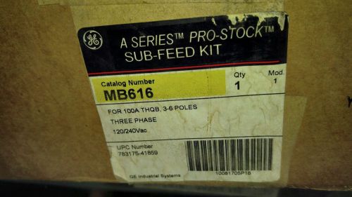 GE MB616 BREAKER KITS: THQB: 6P