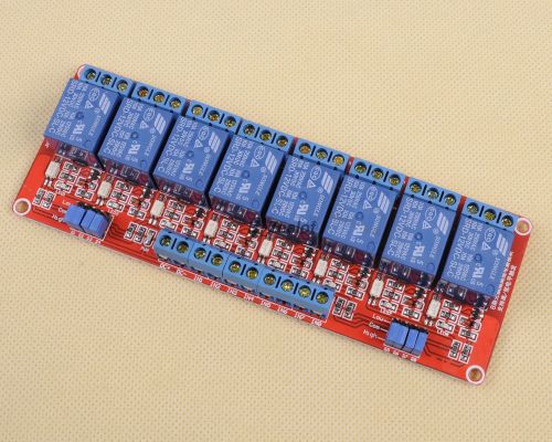 For Arduino 8-Channel Relay Module with Optocoupler H/L Level Triger 12V