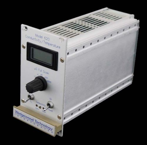 Wedgewood 620 industrial full scale 0.1-1000µs conductivity temperature monitor for sale