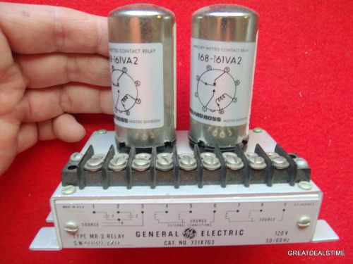 GE MR-3 Relay Double Socket Base 731X7G3 120 V Volt New