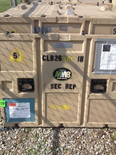 Hardigg mobile master 8 shipping container us army surplus great for preppers!!! for sale