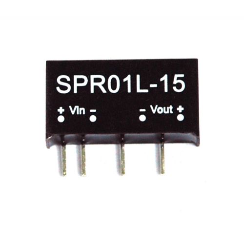 1pc SPR01L-15 DC to DC Converter Vin=5V Vout=15V Iout=67mA Po= 1W Mean Well MW