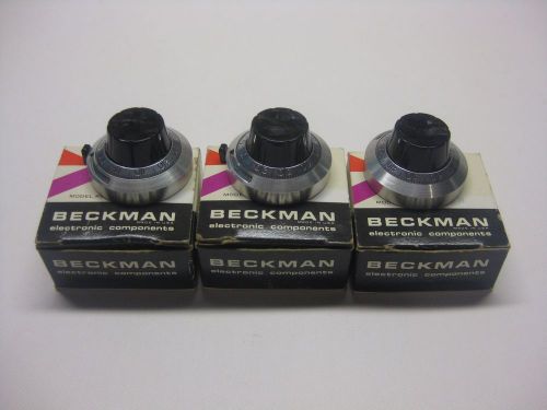 3 new in box Vintage Beckman Duodial 15 Turn Counting Dials Model RB