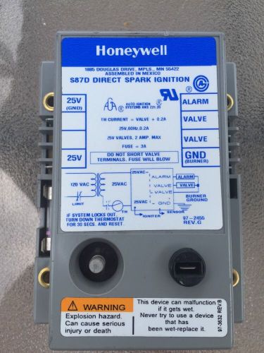 HONEYWELL S87B 1038 DIRECT SPARK IGNITION