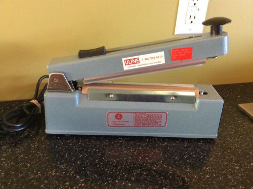 8&#034; IMPULSE HAND SEALER WITH CUTTER 2 mm WIDE SEAL KF-200HC