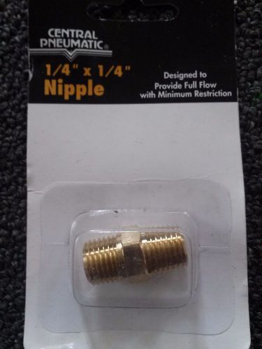 1/4&#034; male x 1/4&#034;  male hex nipple stainless steel 304 threaded pipe fitting npt for sale