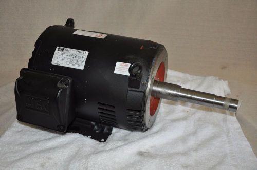 Weg 01018op3e215jp-s pump motor 10 hp 1760 rpm 12.4a for sale