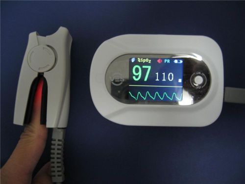 Rechargable electronic visual stethoscope ecg hr +spo2 sensor pc software -ves for sale