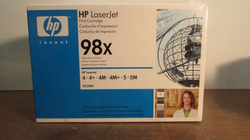 HP LaserJet 98X Print Cartridge New in Box