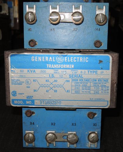 General Electric 9T58B2810 - Control Transformer - .500 KVA