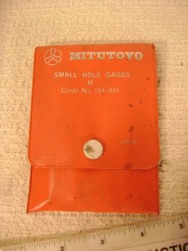 Mitutoyo set of (4) small hole gages, # 154-901, .125&#034; - .500&#034; range, ln exlnt for sale