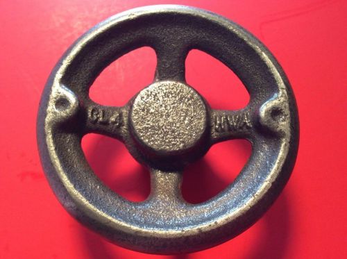 Carr lane 4&#034; hand wheel  cast iron cl-4-hwaf steam engine flywheel steampunk for sale