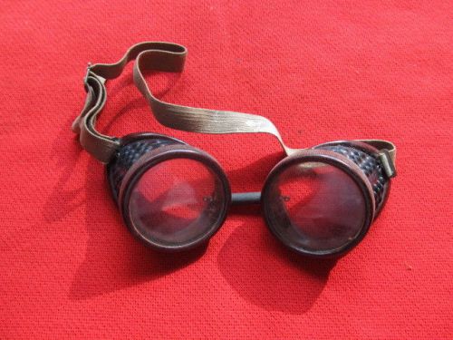 Antique Dura Weld Goggles In Original Box