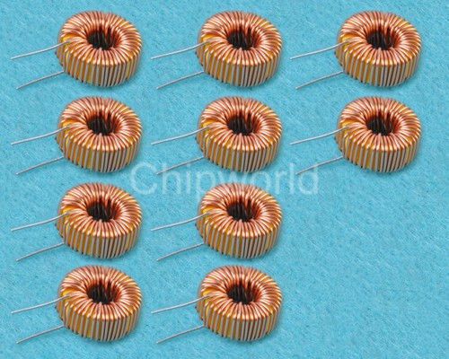 10X 100UH 100uH 3A coil wire wrap toroid inductor choke Magnetic inductance