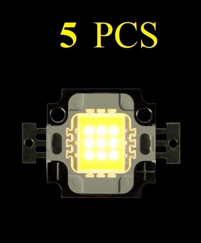 5pcs cool white 10w led high power led  900ma 9 - 12v  arduino raspberry pi bulb for sale