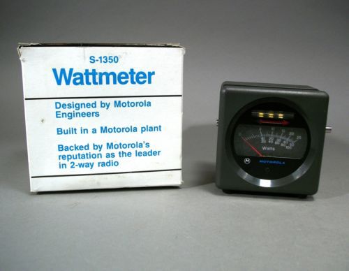 Motorola S-1350C Thruline Wattmeter - New