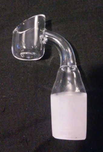 18mm Male 90 Degree Quartz Honeypot Banger Lab Glassware - NEW - High Quality