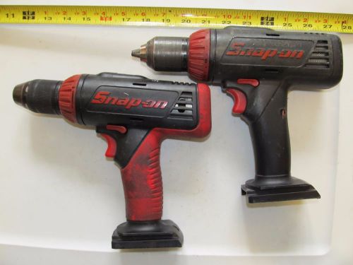 2 Snap On battery operated drills for parts