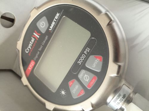 Crystal ametek xp2i 3000psi digital test gauge xp2-3k w/ iso cal 3kpsixp2i new for sale