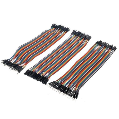 120pcs 20cmDupont Female to Female + Male to Male + Male to Female Jumper Cable